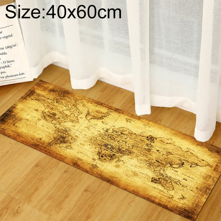 World Map Carpets Rug Bedroom Kids Baby Play Crawling Mat Memory Foam Area Rugs Carpet