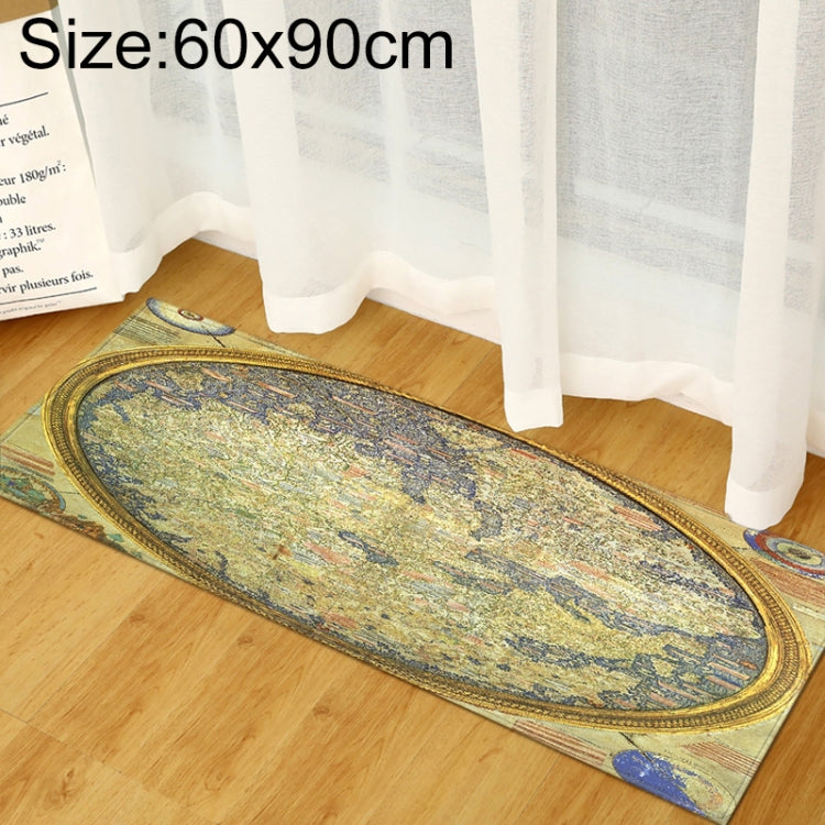 World Map Carpets Rug Bedroom Kids Baby Play Crawling Mat Memory Foam Area Rugs Carpet