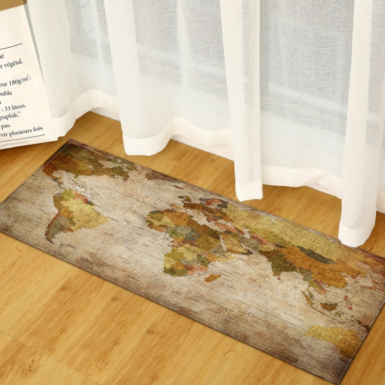 World Map Carpets Rug Bedroom Kids Baby Play Crawling Mat Memory Foam Area Rugs Carpet