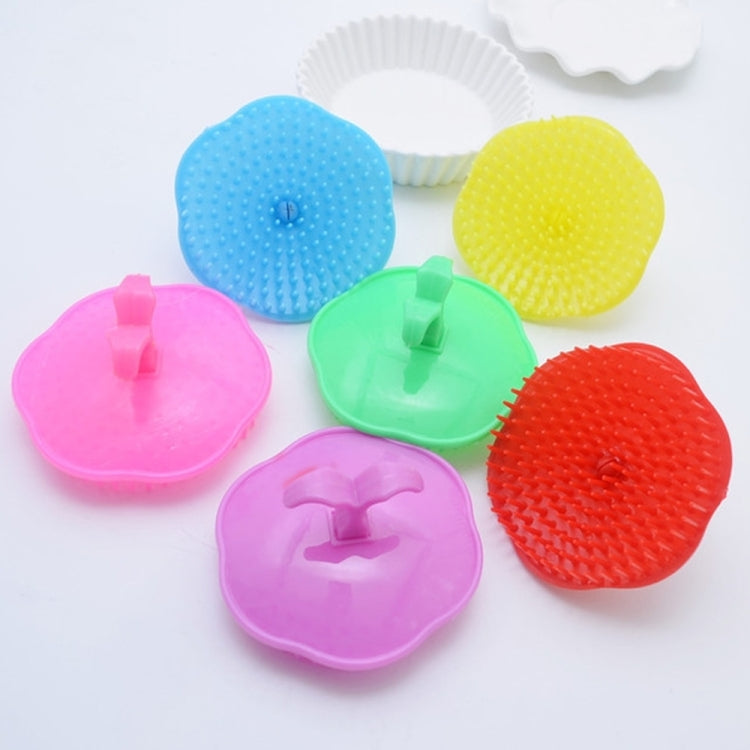 12 PCS Shampoo Brush Adult Scalp Massage Brush Soft Glue Bathroom Shampoo Comb，Random Color Delivery