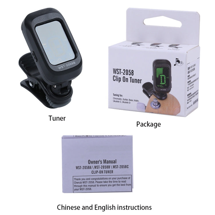 Little Angel WST-2058B Guitar Capo Electronic Tuner