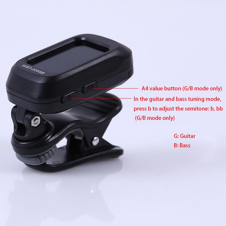 Little Angel WST-2058B Guitar Capo Electronic Tuner