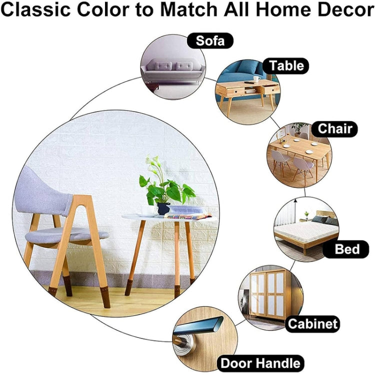 4pcs/pack Chair Legs Knitted Non-Slip Floor Protection Cap Anti-Scratch Socks Cover