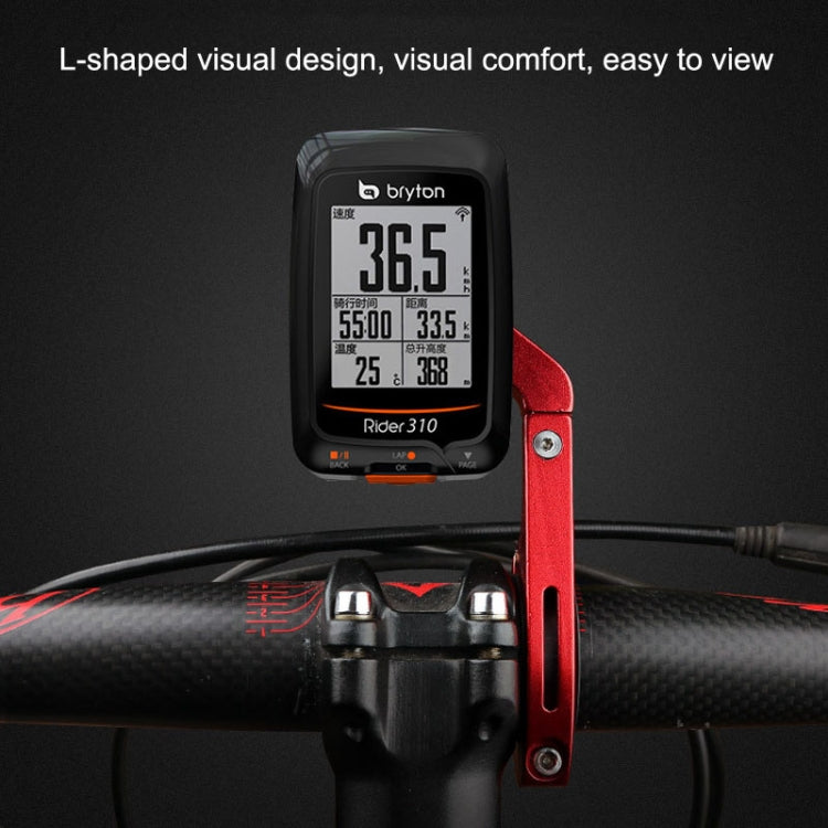 BG-371 Bicycle Aluminum Alloy Code Table Frame Universal Code Table Extension Flashlight Bracket