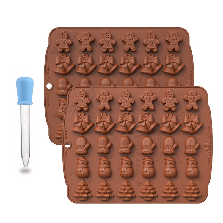 Christmas Supplies Drop Glue Mold Cake Barbecue Baking Tool