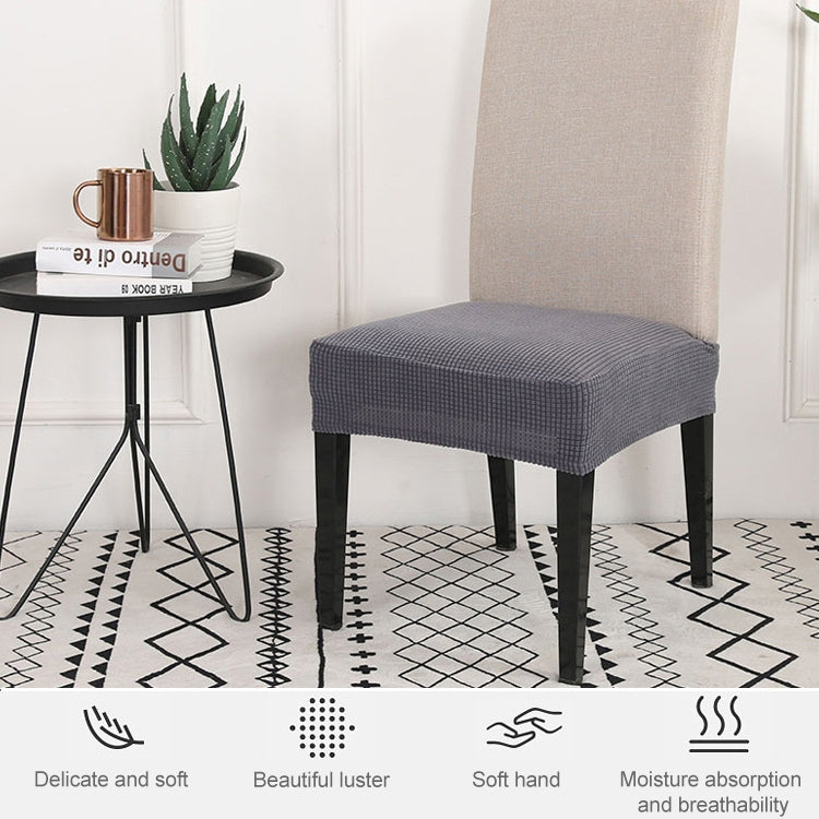 Knitted Padded Chair Cushion Cover