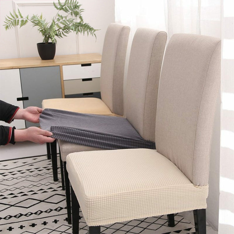 Knitted Padded Chair Cushion Cover