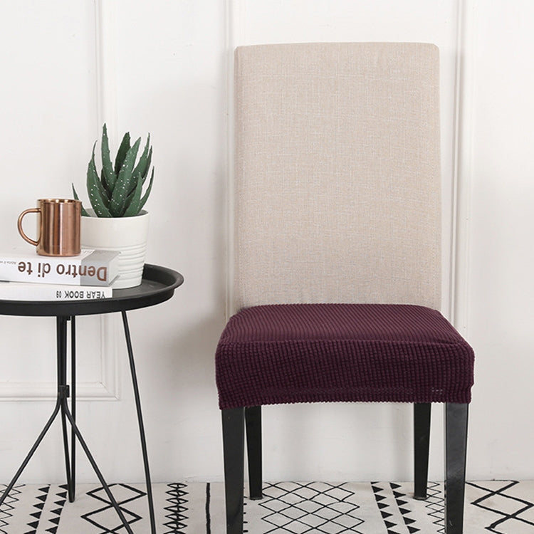 Knitted Padded Chair Cushion Cover