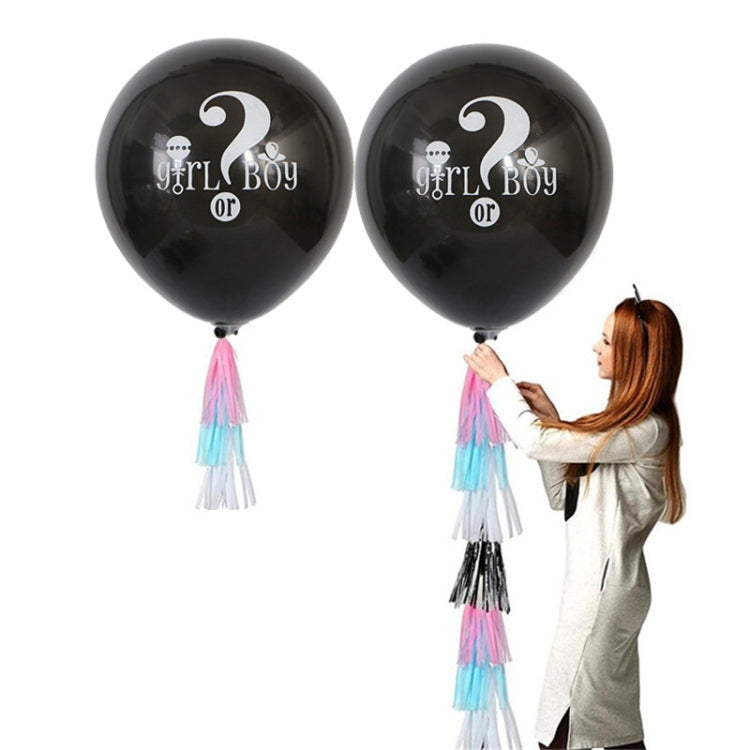 36 Inch Black Reveal Confetti Balloon Show Decoration