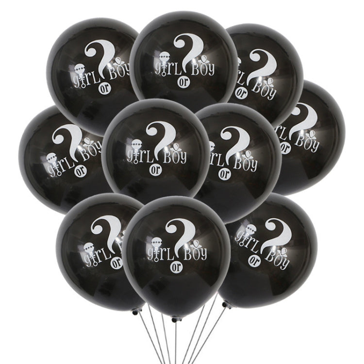 36 Inch Black Reveal Confetti Balloon Show Decoration