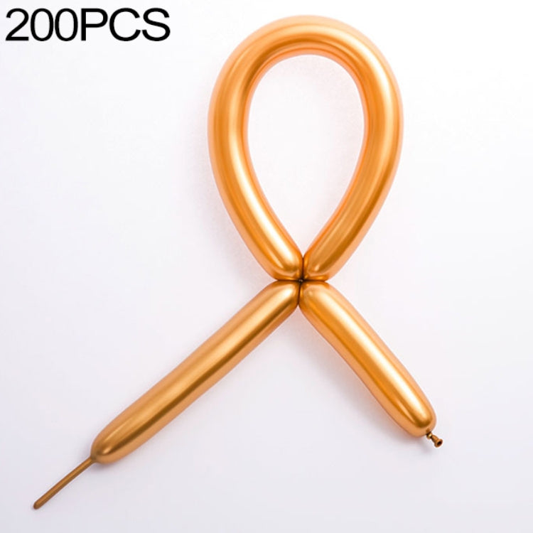 100pcs / Pack Thick 260 Metal Strip Magic Balloon Preparation Styling Holiday Party Decoration