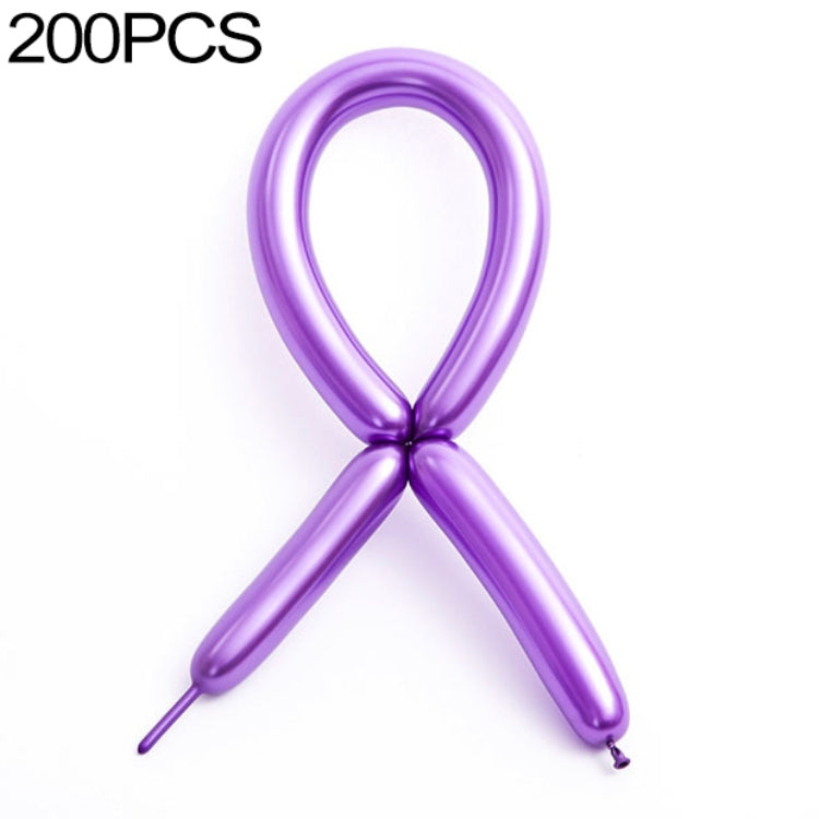 100pcs / Pack Thick 260 Metal Strip Magic Balloon Preparation Styling Holiday Party Decoration