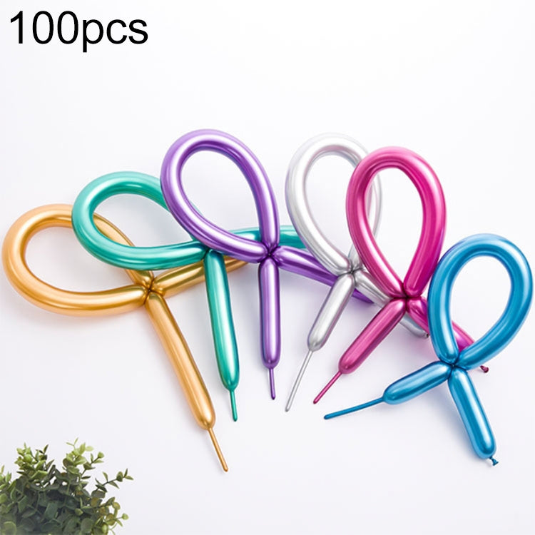 100pcs / Pack Thick 260 Metal Strip Magic Balloon Preparation Styling Holiday Party Decoration