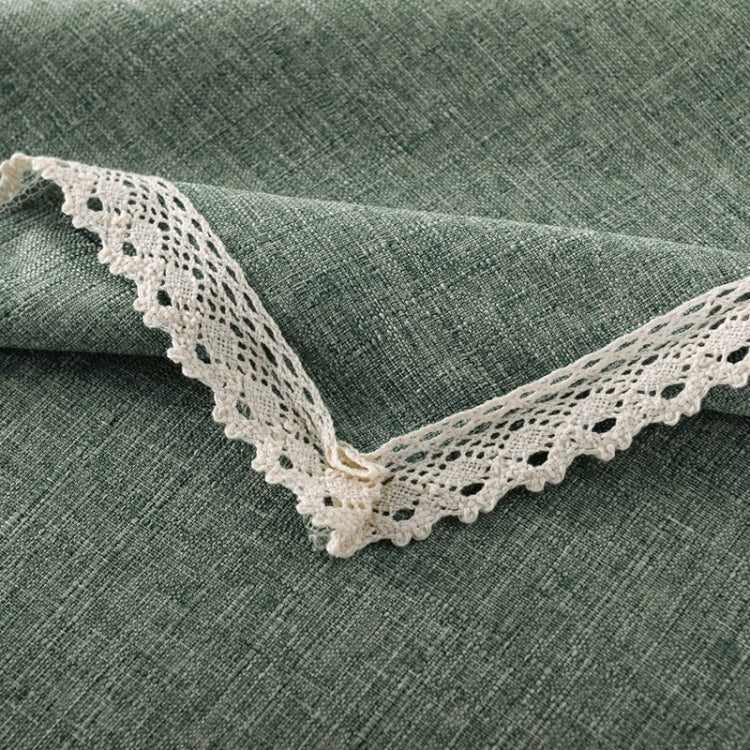 Decorative Tablecloth Imitation Linen Lace Table Cloth Dining Table Cover