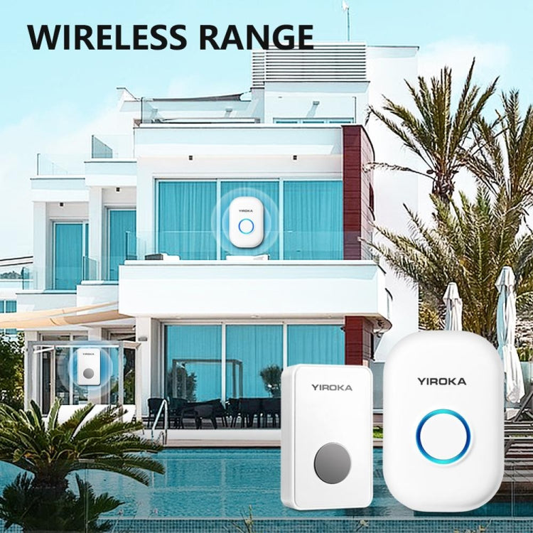 Yiroka Wireless Doorbell Smart Doorbell Digital Doorbell for the Elderly