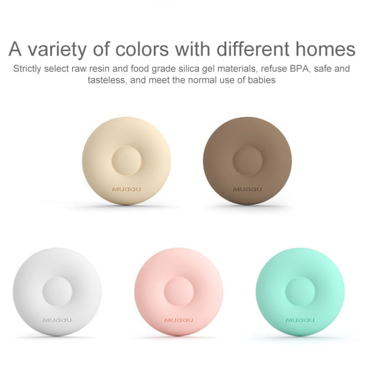 4 PCS MUDDU Silicone Protective Pad Collision-Proof Wall Stickers