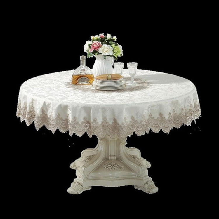 Classical Tablecloth Table Decor Jacquard Lace Elegant Table Cloth
