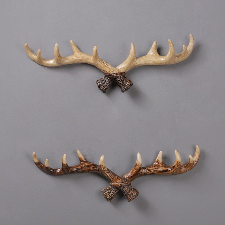 Resin Antler Wall Decoration Wall Hanger Home Living Room Entrance Wall Coat Hook
