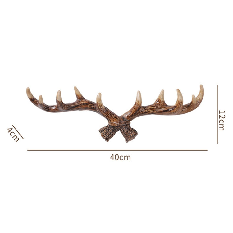Resin Antler Wall Decoration Wall Hanger Home Living Room Entrance Wall Coat Hook