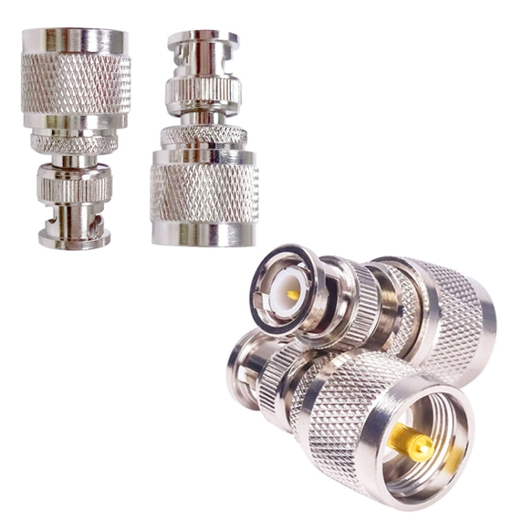 PL259 BNC Male To UHF Male Straight RF Coax Adapter Convertor