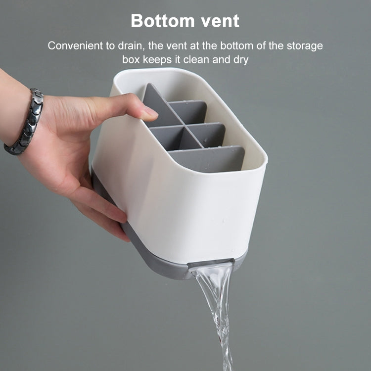 Removable Toothbrush Toothpaste Storage Toilet Set Shelf