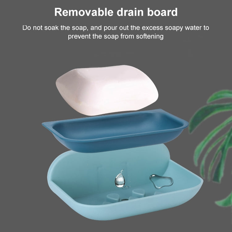 Cloud Soap Box Toilet Creative Wall-mounted Bathroom Toilet Free Punch Double-layer Drain Rack