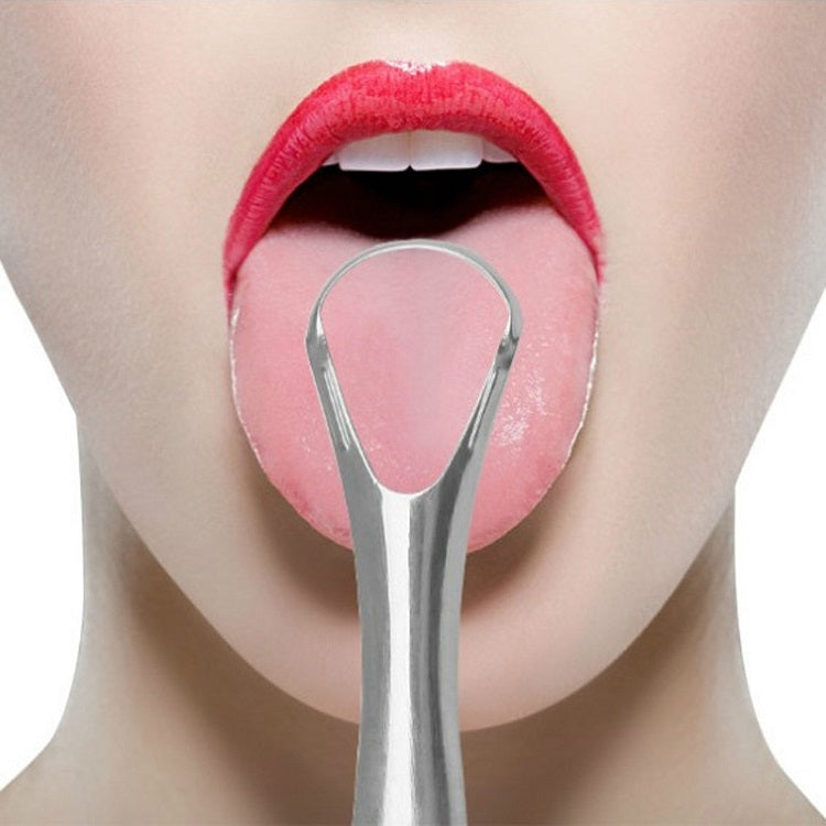 Oral Cleaning Stainless Steel Tongue Scraper