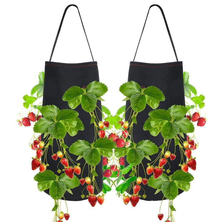 Felt Hanging Strawberry Naked Root Plant Non-woven Planting Bag