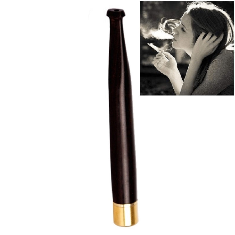 Ladies Twig Pull Rod Filter Can Wash Wood Sandalwood Long Cigarette Holder