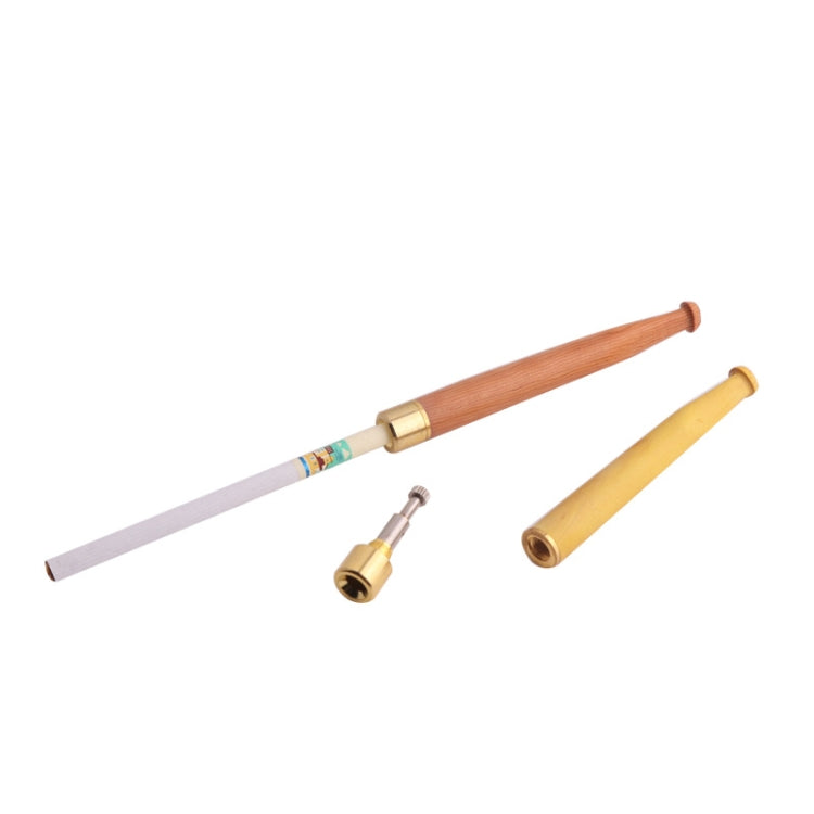 Ladies Twig Pull Rod Filter Can Wash Wood Sandalwood Long Cigarette Holder