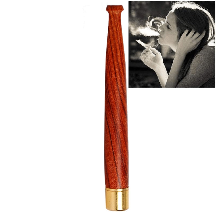 Ladies Twig Pull Rod Filter Can Wash Wood Sandalwood Long Cigarette Holder