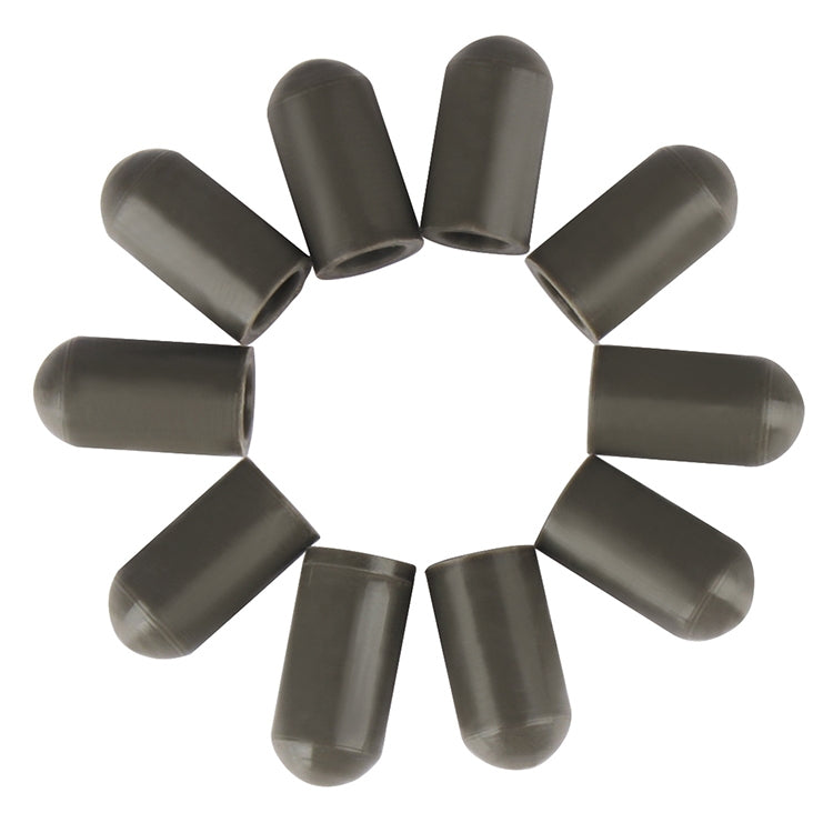 10PCS Gray Silicone Drum Stick Cover