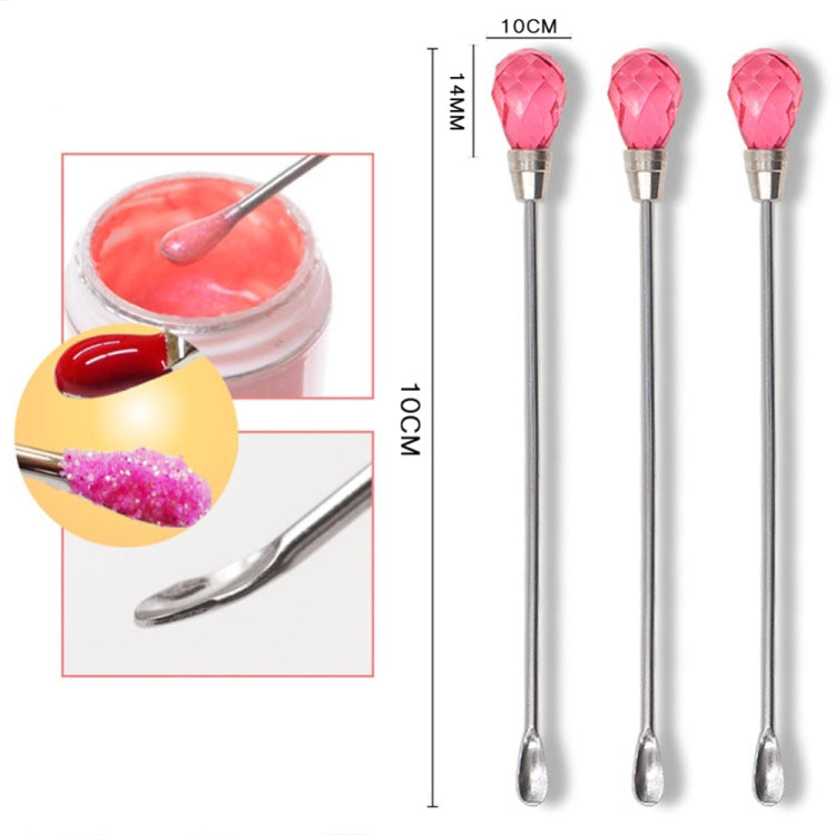 3 PCS Stainless Steel Nail Tool Stirrer