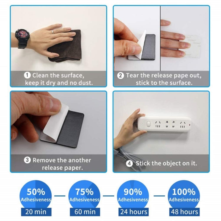 Square EVA Foam Double-sided Adhesive High-viscosity Sponge Sticker