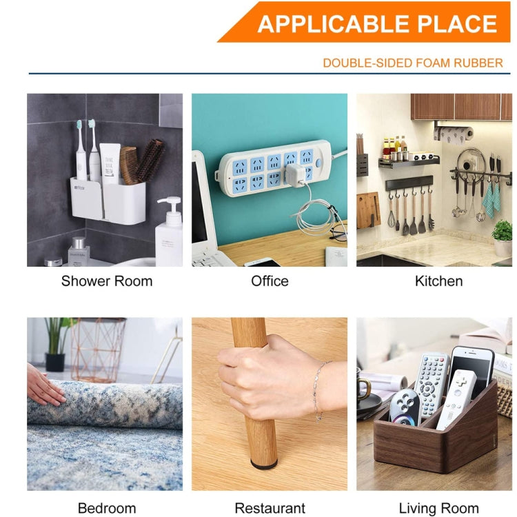 Square EVA Foam Double-sided Adhesive High-viscosity Sponge Sticker