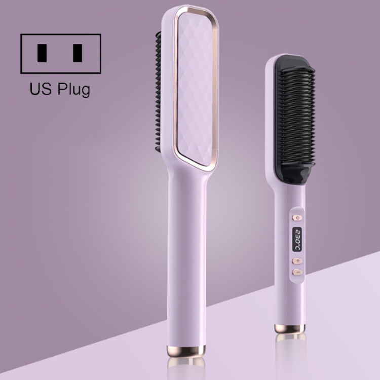 ZF-888 60W Dual-Purpose Splint Electric Curling Comb For Straight Hair And Curly Hair