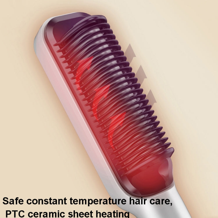 ZF-888 60W Dual-Purpose Splint Electric Curling Comb For Straight Hair And Curly Hair