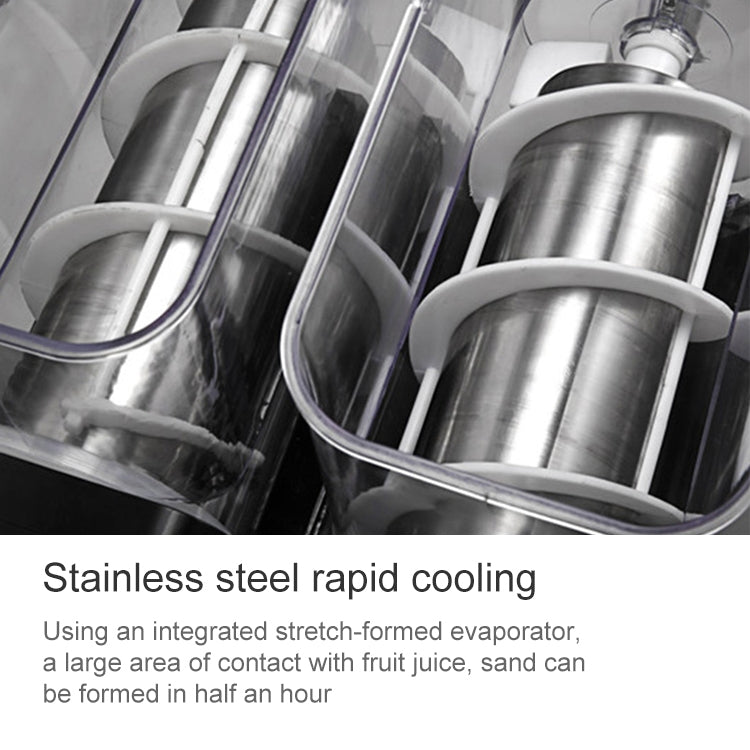 Single Cylinder Snow Melting Machine Large Capacity Smoothie Machine Milk Tea Shop Desktop Slush Fruit Juice Machine