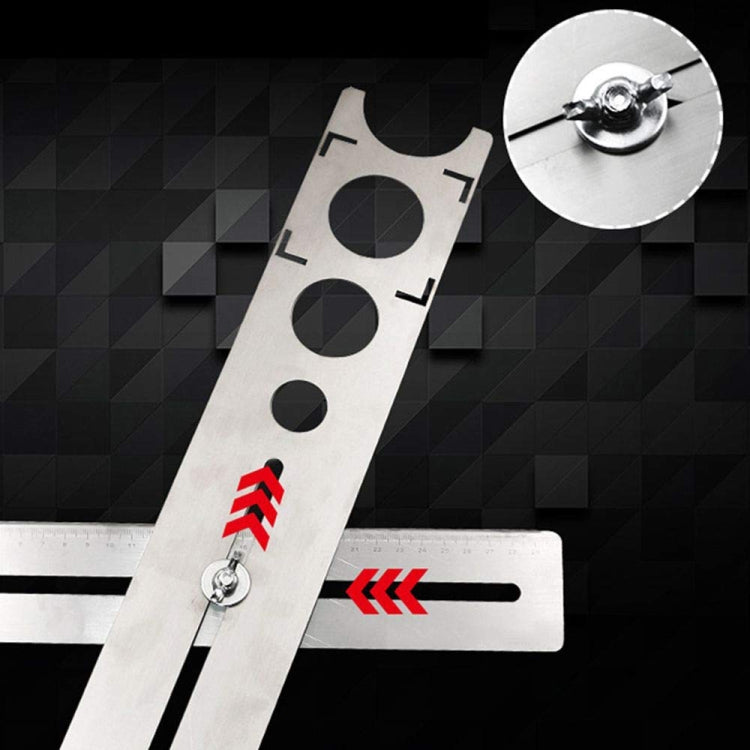 Tile Universal Hole Positioner Multifunctional Marble Perforation Measurement Adjustable Wall Floor Tile Measuring Device