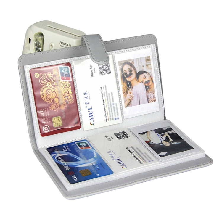 96 Photos Album PU Leather Storage Clip Card Holder Books