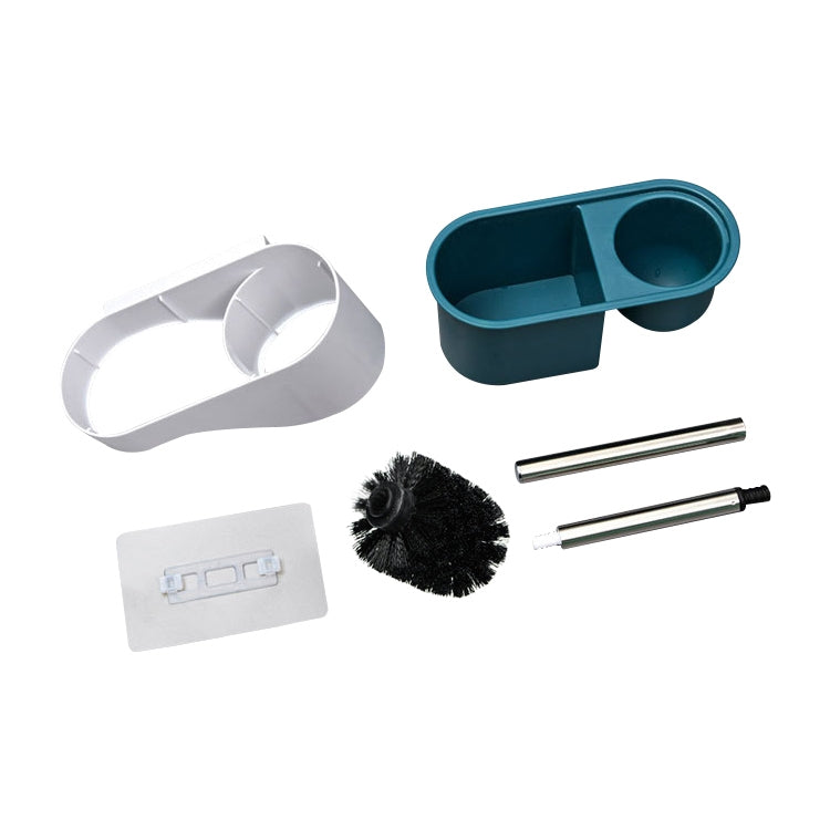 Toilet Brush Long Handle Free Punching Wall-mounted Household Toilet Cleaning Brush