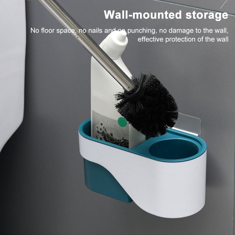 Toilet Brush Long Handle Free Punching Wall-mounted Household Toilet Cleaning Brush