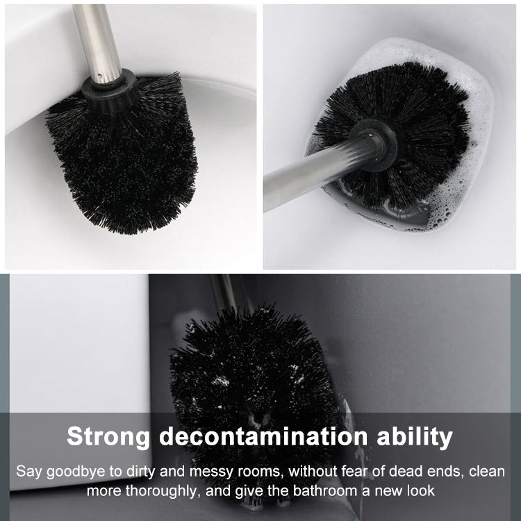Toilet Brush Long Handle Free Punching Wall-mounted Household Toilet Cleaning Brush