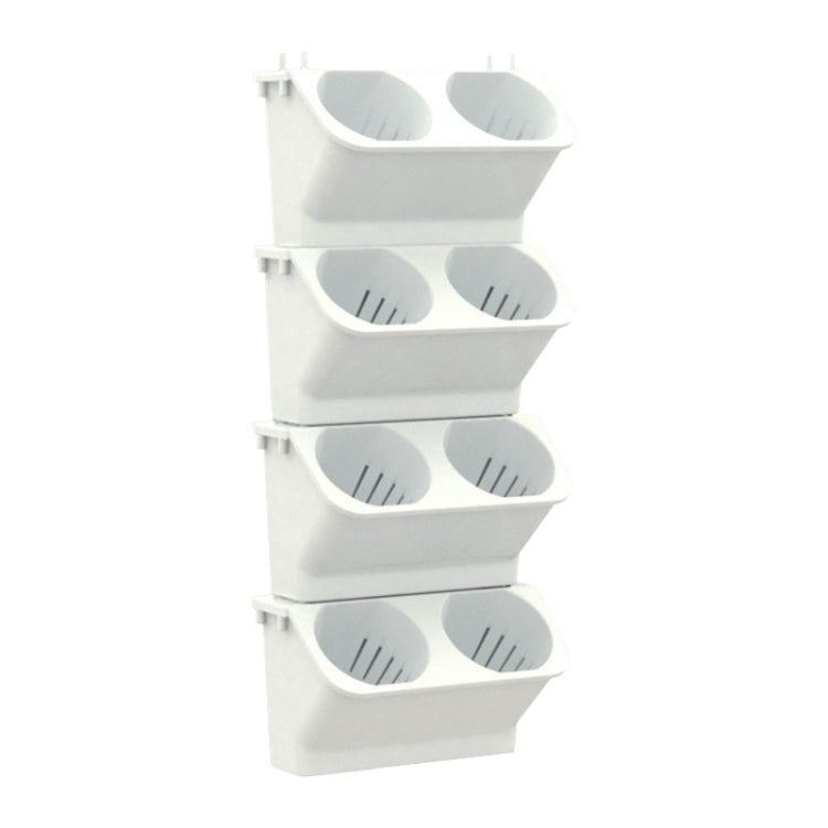 Interior Decoration Plant Wall Flower Pot Living Room Balcony Vertical Green Planting Box Stereo Combination Wall Hanging Pot, Size: 24x14x57 cm