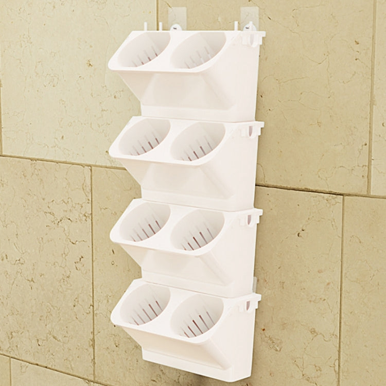 Interior Decoration Plant Wall Flower Pot Living Room Balcony Vertical Green Planting Box Stereo Combination Wall Hanging Pot, Size: 24x14x57 cm