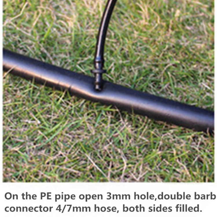 2 PCS Dripper PE Pipe Mountain-shaped Hole Punch Garden Irrigation Opening