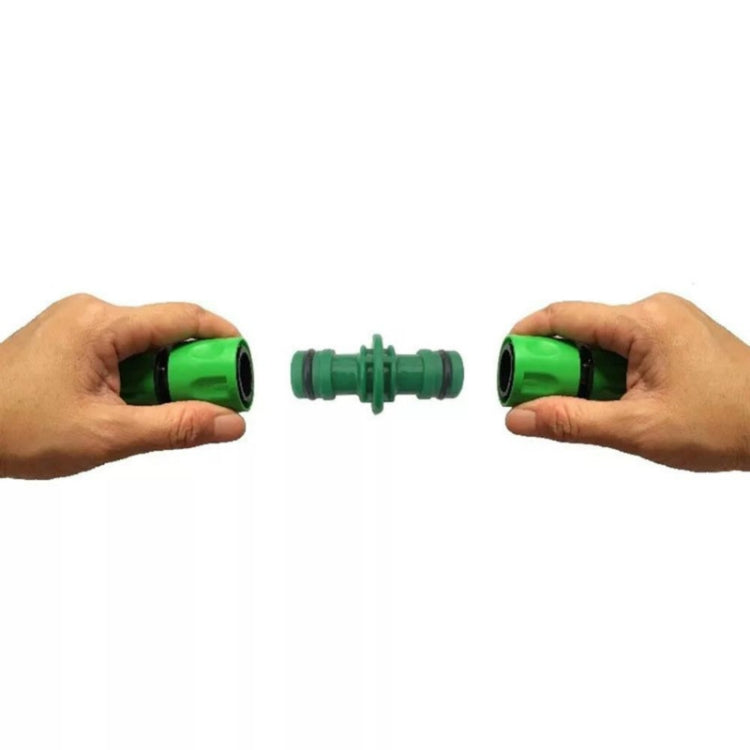 2 PCS 4 Point Two-way Pacifier Repair Extension Hose Quick Connector Plastic Garden Tool