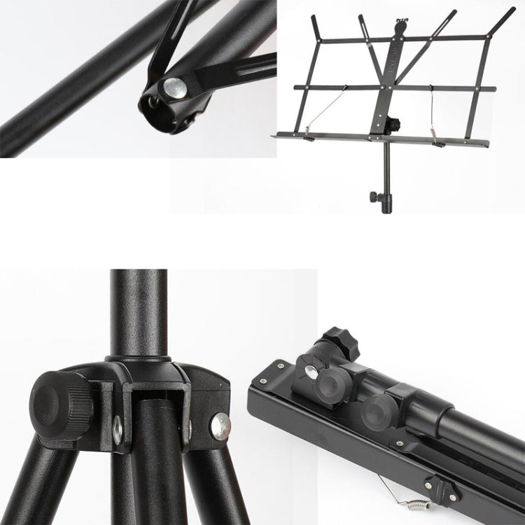 Portable Folding  Lifted and Thickened Piano Stand Guzheng Guitar Home Music Stand