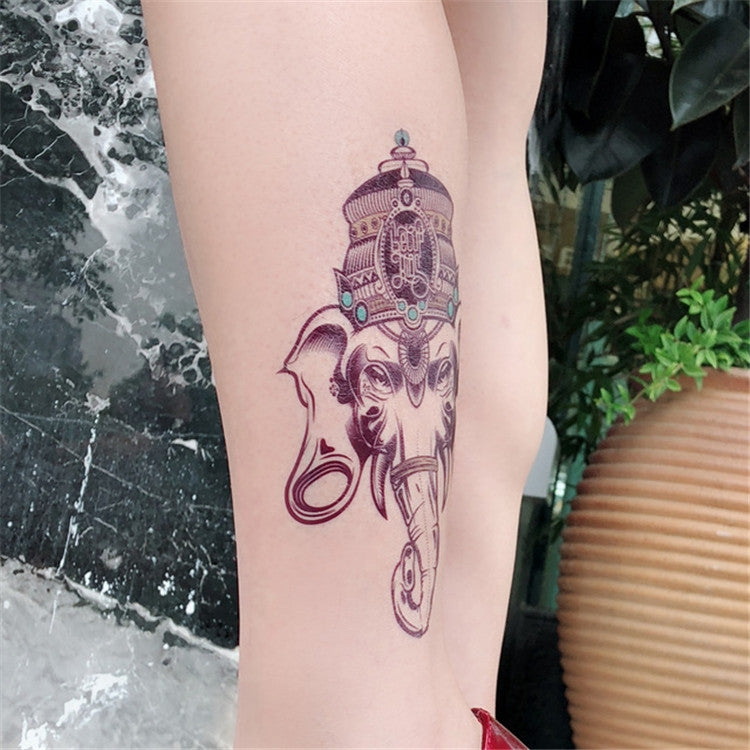 3 PCS Totem Half Arm Tattoo Sticker Waterproof Men And Women Flower Arm Tattoo Sticker