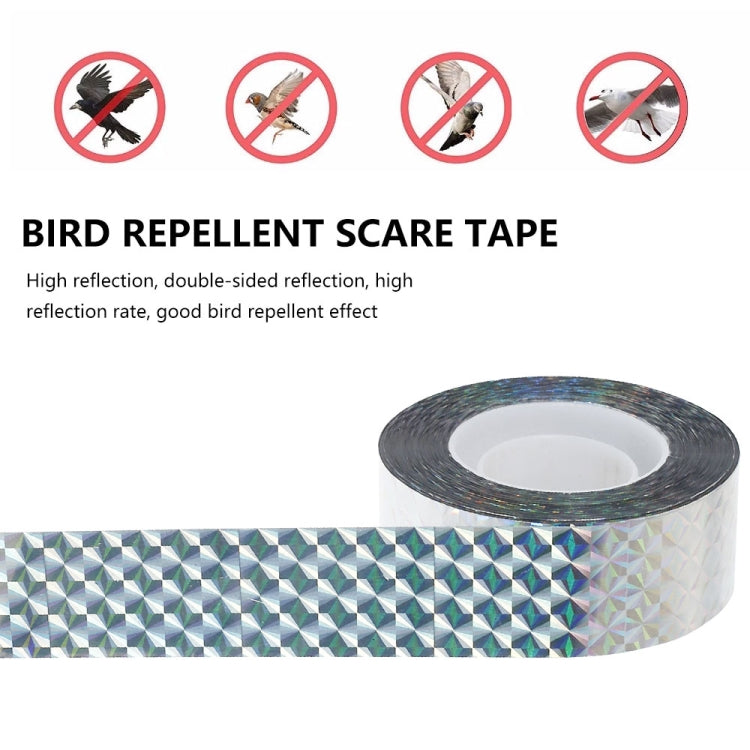 Double-sided Reflective Bird Repeller Ribbon Bird Chaser Garden Tool